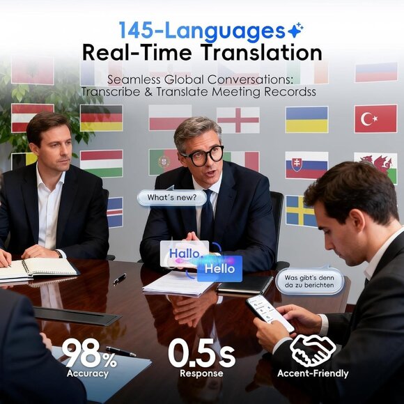 AI Smart Glasses ChatGPT Translation Blue Light Polarized Photochromic Lenses - Picture 7 of 8